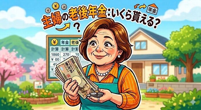 主婦が貰える年金額