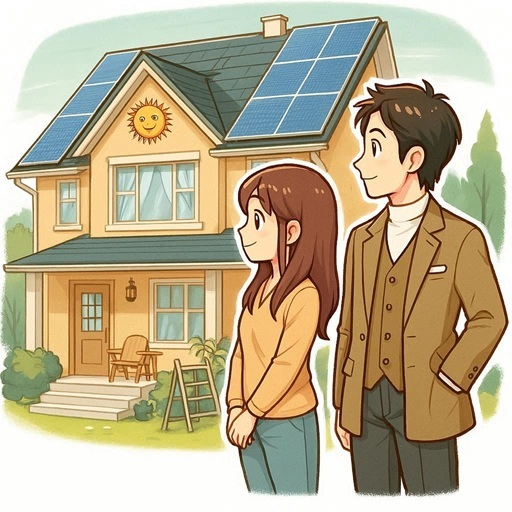 太陽光システムと蓄電池